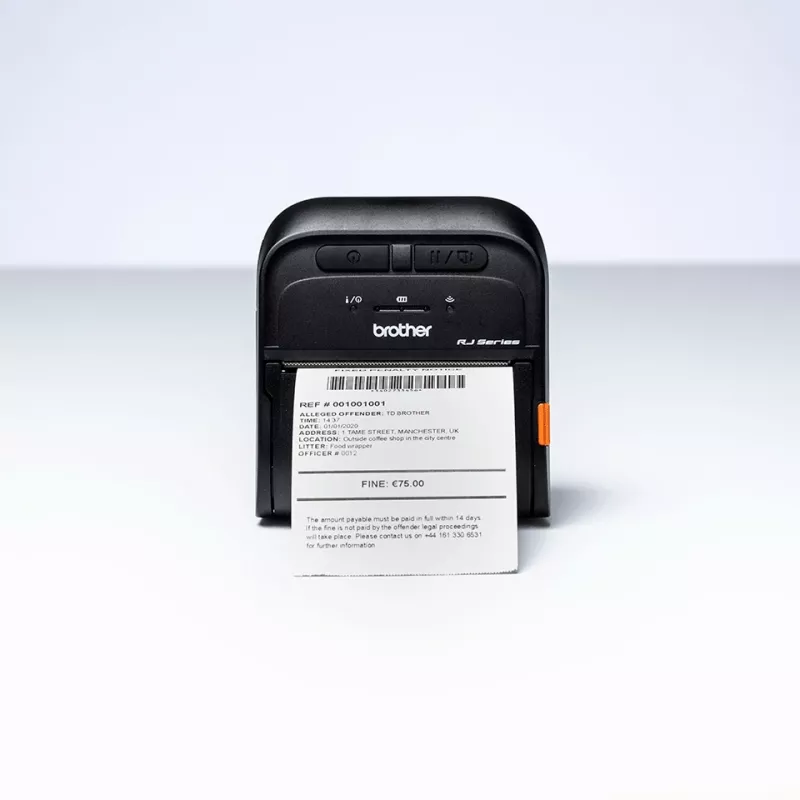 Brother RJ-3035B POS spausdintuvas 203 x 203 DPI laidinis ir belaidis tiesioginis terminis mobilusis spausdintuvas