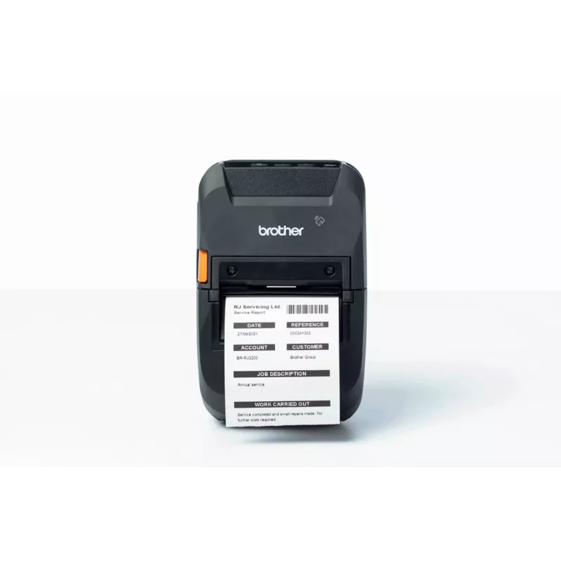 Brother RJ3230BL etikečių spausdintuvas Tiesioginis terminis 203 x 203 DPI 127 mm/s Belaidis Wi-Fi Bluetooth