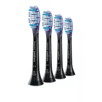 „Philips Premium Gum Care“ HX9054/88 4 vnt. šepetėlių galvučių rinkinys, 4 vnt., juoda, 3 mėn., minkšta, 62000 judesių per minutę, „Philips“