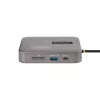 StarTech.com USB C dokinė stotelė, du 4K 60 Hz HDMI, suderinama su Macbook Pro (M1/M2/M3/M4) ir Windows, USB-A/USB-C 10 Gb/s centras, 100 W galios tiekimas, GbE, SD, 22 colių / 56 cm laidas