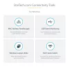 StarTech.com USB C dokinė stotelė, du 4K 60 Hz HDMI, suderinama su Macbook Pro (M1/M2/M3/M4) ir Windows, USB-A/USB-C 10 Gb/s centras, 100 W galios tiekimas, GbE, SD, 22 colių / 56 cm laidas