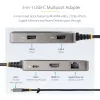 StarTech.com USB-C daugiafunkcis adapteris - 4K 60Hz HDMI - HDR - 2 prievadų 5Gbps USB 3.0 šakotuvas - 100W maitinimo perdavimas - GbE - Works with Chromebook sertifikuotas - Windows/macOS