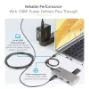 StarTech.com USB-C daugiafunkcis adapteris - 4K 60Hz HDMI - HDR - 2 prievadų 5Gbps USB 3.0 šakotuvas - 100W maitinimo perdavimas - GbE - Works with Chromebook sertifikuotas - Windows/macOS