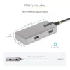 StarTech.com USB-C daugiafunkcis adapteris - 4K 60Hz HDMI - HDR - 2 prievadų 5Gbps USB 3.0 šakotuvas - 100W maitinimo perdavimas - GbE - Works with Chromebook sertifikuotas - Windows/macOS