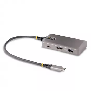 StarTech.com USB-C daugiafunkcis adapteris - 4K 60Hz HDMI su HDR - 3 prievadų USB šakotuvas - 100W maitinimo perdavimas - sertifikuotas veikia su Chromebook - Windows/macOS/iPadOS/Android™