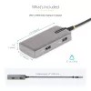 StarTech.com USB-C daugiafunkcis adapteris - 4K 60Hz HDMI su HDR - 3 prievadų USB šakotuvas - 100W maitinimo perdavimas - sertifikuotas veikia su Chromebook - Windows/macOS/iPadOS/Android™