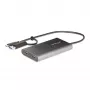 StarTech.com USB-C į dvigubą HDMI adapterį - USB-C arba A į 2x HDMI - 4K 60Hz - 100W maitinimo perdavimas - 1 pėdos (30 cm) integruotas kabelis - USB į HDMI kelių monitorių keitiklis nešiojamam kompiuteriui - TAA