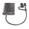 StarTech.com USB-C į dvigubą HDMI adapterį - USB-C arba A į 2x HDMI - 4K 60Hz - 100W maitinimo perdavimas - 1 pėdos (30 cm) integruotas kabelis - USB į HDMI kelių monitorių keitiklis nešiojamam kompiuteriui - TAA