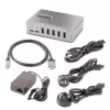 StarTech.com 10 prievadų USB-C šakotuvas – 8x USB-A/2x USB-C – maitinamas su 65W maitinimo šaltiniu – USB 3.1 10 Gbps – staliniam / nešiojamam kompiuteriui skirtas USB šakotuvas su USB-IF sertifikuotu 3 pėdų fiksuojamu kabeliu, USB C šakotuvas