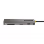 StarTech.com USB-C universali jungtis, 4K 60Hz HDMI vaizdo išvestis, 3 prievadų 5 Gbps USB-A šakotuvas, 100 W USB maitinimo perdavimas / GbE / SD / MicroSD, 30 cm laidas, nešiojama nešiojamojo kompiuterio dokinimo stotelė