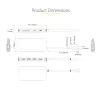 StarTech.com USB-C universali jungtis, 4K 60Hz HDMI vaizdo išvestis, 3 prievadų 5 Gbps USB-A šakotuvas, 100 W USB maitinimo perdavimas / GbE / SD / MicroSD, 30 cm laidas, nešiojama nešiojamojo kompiuterio dokinimo stotelė