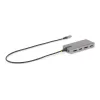 StarTech.com USB-C trigubo monitoriaus daugiafunkcis adapteris, dviguba 4K 60Hz + 4K 30Hz HDMI ir DisplayPort, 3 prievadų USB 10Gbps šakotuvas, 100W PD pralaidumas, GbE, kelioninė dokinė stotelė, Windows ir ChromeOS