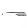 StarTech.com USB-C trigubo monitoriaus daugiafunkcis adapteris, dviguba 4K 60Hz + 4K 30Hz HDMI ir DisplayPort, 3 prievadų USB 10Gbps šakotuvas, 100W PD pralaidumas, GbE, kelioninė dokinė stotelė, Windows ir ChromeOS
