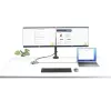StarTech.com USB-C trigubo monitoriaus daugiafunkcis adapteris, dviguba 4K 60Hz + 4K 30Hz HDMI ir DisplayPort, 3 prievadų USB 10Gbps šakotuvas, 100W PD pralaidumas, GbE, kelioninė dokinė stotelė, Windows ir ChromeOS