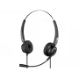 Sandberg USB Office Headset Pro Stereo, laidinis, biurui/skambučių centrui, 20 - 20000 Hz, 115 g, ausinės, juoda