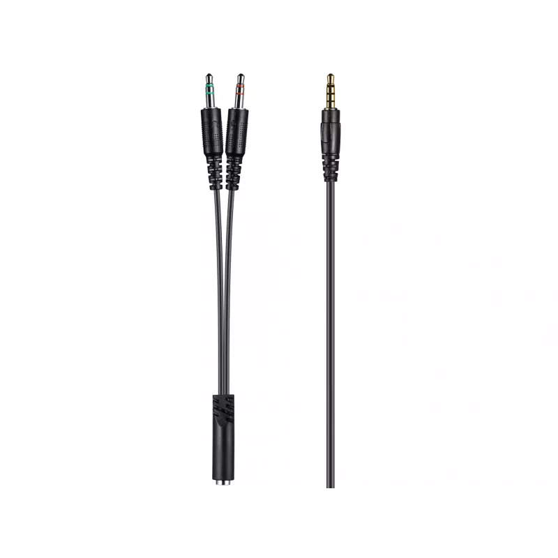 Sandberg MiniJack pokalbių ausinės, laidinės, skambučiams/muzikai, 20 - 20000 Hz, 180 g, ausinės, juodos