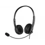 Sandberg 2in1 Office Headset Jack+USB, laidinis, biurui/skambučių centrui, 20 - 20000 Hz, 110 g, ausinės, juoda