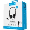 Sandberg 2in1 Office Headset Jack+USB, laidinis, biurui/skambučių centrui, 20 - 20000 Hz, 110 g, ausinės, juoda