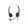 Sandberg USB+RJ9/11 laisvų rankų įranga Pro Stereo, laidinė, biurui/skambučių centrui, 20–7000 Hz, ausinės, juoda