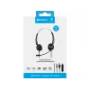 Sandberg USB+RJ9/11 laisvų rankų įranga Pro Stereo, laidinė, biurui/skambučių centrui, 20–7000 Hz, ausinės, juoda