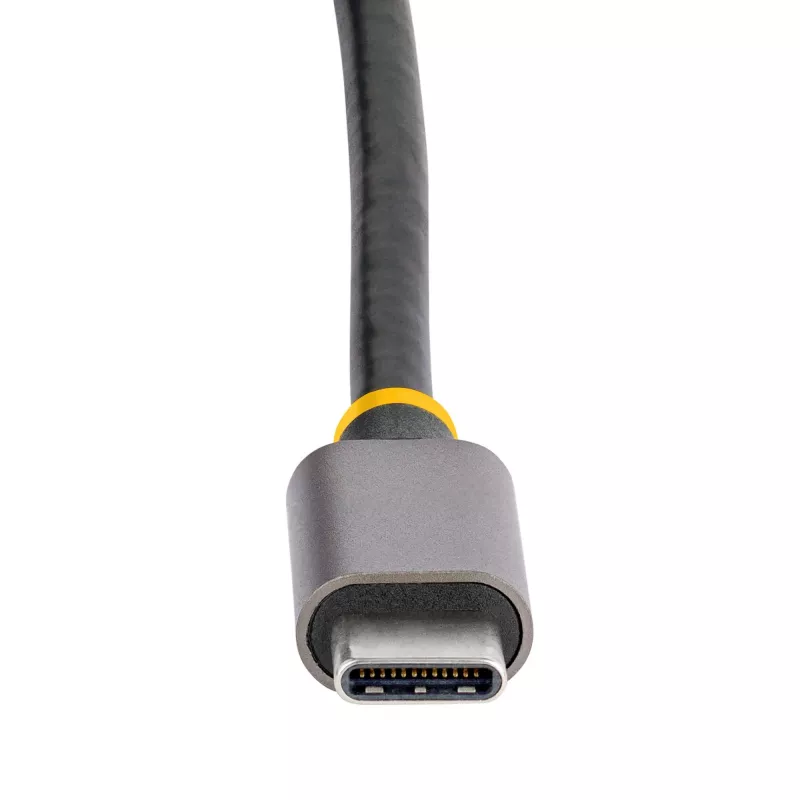StarTech.com USB C kelių prievadų adapteris, 4K 60Hz HDMI vaizdo, 3 prievadų 5Gbps USB šakotuvas, 100W Power Delivery perdavimas, GbE, 12 colių/30 cm kabelis, Mini kelioninis dokas, nešiojamojo kompiuterio dokavimo stotelė