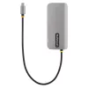 StarTech.com USB C kelių prievadų adapteris, 4K 60Hz HDMI vaizdo, 3 prievadų 5Gbps USB šakotuvas, 100W Power Delivery perdavimas, GbE, 12 colių/30 cm kabelis, Mini kelioninis dokas, nešiojamojo kompiuterio dokavimo stotelė