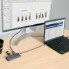 StarTech.com USB C kelių prievadų adapteris, 4K 60Hz HDMI vaizdo, 3 prievadų 5Gbps USB šakotuvas, 100W Power Delivery perdavimas, GbE, 12 colių/30 cm kabelis, Mini kelioninis dokas, nešiojamojo kompiuterio dokavimo stotelė