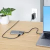 StarTech.com USB C kelių prievadų adapteris, 4K 60Hz HDMI vaizdo, 3 prievadų 5Gbps USB šakotuvas, 100W Power Delivery perdavimas, GbE, 12 colių/30 cm kabelis, Mini kelioninis dokas, nešiojamojo kompiuterio dokavimo stotelė