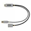 StarTech.com 30 cm HDMI į DisplayPort adapterio kabelis, aktyvus 4K 60Hz HDMI 2.0 į DP 1.2 keitiklis, HDR, maitinamas per USB magistralę, HDMI šaltinis į DisplayPort monitorių nešiojamiesiems / stacionariems kompiuteriams