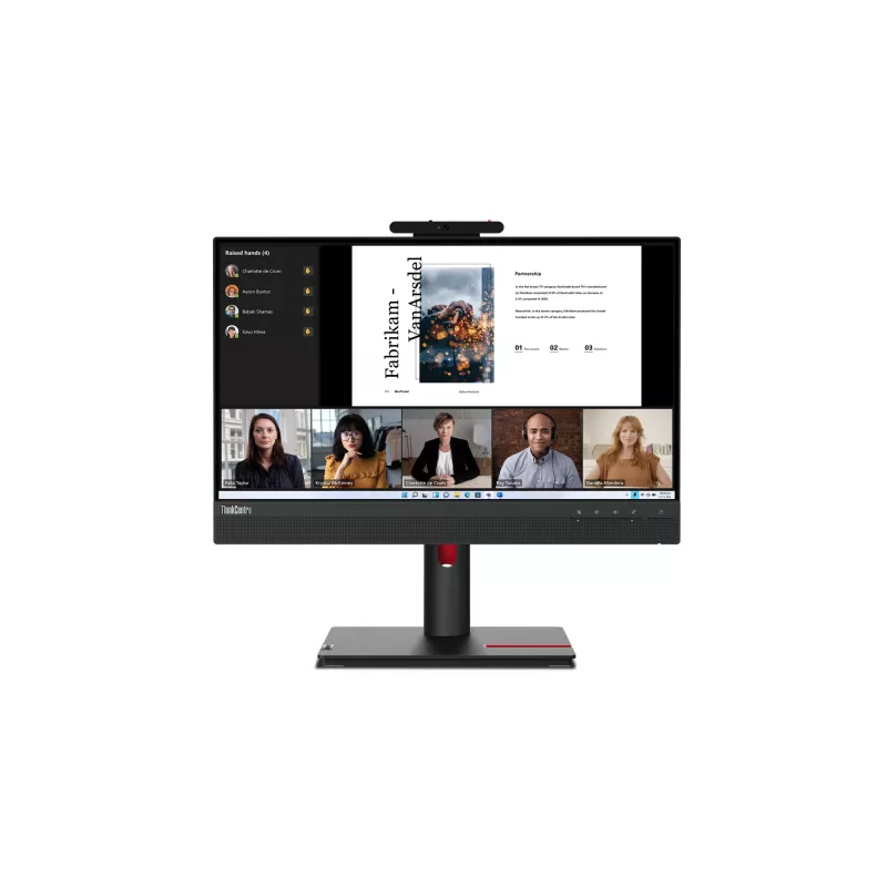 Lenovo ThinkCentre TIO-22 Gen5 Monitorius, 54,6 cm (21,5 colio), 1920 x 1080 pikselių, Full HD, LED, 6 ms, juoda