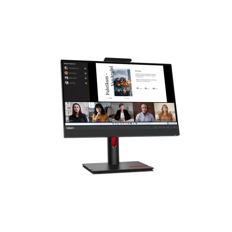 Lenovo ThinkCentre TIO-22 Gen5 Monitorius, 54,6 cm (21,5 colio), 1920 x 1080 pikselių, Full HD, LED, 6 ms, juoda