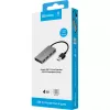 „Sandberg“ USB 3.0 kišeninis šakotuvas, 4 prievadai, USB 3.2 Gen 1 (3.1 Gen 1) Type-A, USB 3.2 Gen 1 (3.1 Gen 1) Type-A, 5000 Mbit/s, balta, aliuminis, RoHS