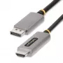 StarTech.com 6 pėdų (2 m) DisplayPort į HDMI adapterio kabelis, 8K 60Hz, 4K 144Hz, HDR10, DP 1.4 į HDMI 2.1 aktyvus vaizdo keitiklis, DisplayPort staliniam kompiuteriui į HDMI monitorių, M/M - DisplayPort į HDMI laidas
