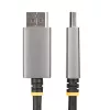 StarTech.com 6 pėdų (2 m) DisplayPort į HDMI adapterio kabelis, 8K 60Hz, 4K 144Hz, HDR10, DP 1.4 į HDMI 2.1 aktyvus vaizdo keitiklis, DisplayPort staliniam kompiuteriui į HDMI monitorių, M/M - DisplayPort į HDMI laidas