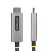 StarTech.com 6 pėdų (2 m) DisplayPort į HDMI adapterio kabelis, 8K 60Hz, 4K 144Hz, HDR10, DP 1.4 į HDMI 2.1 aktyvus vaizdo keitiklis, DisplayPort staliniam kompiuteriui į HDMI monitorių, M/M - DisplayPort į HDMI laidas