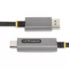 StarTech.com 6 pėdų (2 m) DisplayPort į HDMI adapterio kabelis, 8K 60Hz, 4K 144Hz, HDR10, DP 1.4 į HDMI 2.1 aktyvus vaizdo keitiklis, DisplayPort staliniam kompiuteriui į HDMI monitorių, M/M - DisplayPort į HDMI laidas