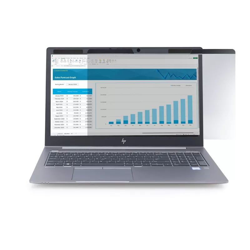 StarTech.com Magnetic Privacy Screen For 13.3-Inch 16:9 Laptop, Reversible Filter, Computer Screen Protector, View Angle 60 deg (+/- 30 deg), TAA Blue Light Shield