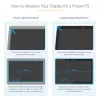 StarTech.com 13.3in nešiojamojo kompiuterio privatumo ekranas - anti-glare privatumo filtras plačiaekraniams (16:9) ekranams - nešiojamojo kompiuterio monitoriaus ekrano apsauga su 51% mėlynos šviesos mažinimu - abipusis matinis/blizgus paviršius