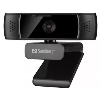 Sandberg USB internetinė kamera Autofocus DualMic, 2,07 MP, 1920 x 1080 pikselių, Full HD, 30 kadrų/s, 70°, 70°