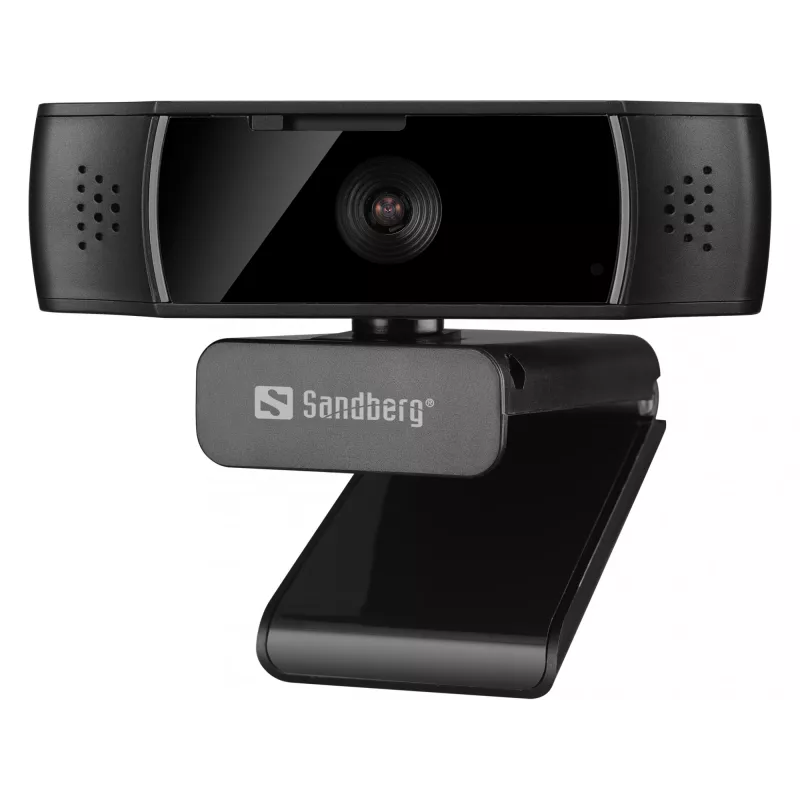Sandberg USB internetinė kamera Autofocus DualMic, 2,07 MP, 1920 x 1080 pikselių, Full HD, 30 kadrų/s, 70°, 70°