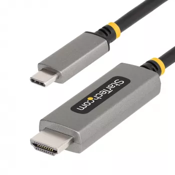 StarTech.com 2 m USB-C į HDMI adapterio kabelis, 8K 60Hz, 4K 144Hz, HDR10, USB Type-C į HDMI 2.1 vaizdo keitiklio kabelis, suderinamas su USB-C DP Alt Mode/USB4/Thunderbolt 3/4 – USB-C nešiojamojo kompiuterio prie HDMI monitoriaus