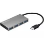 “Sandberg” USB-C į 4 x USB 3.0 Kišeninis šakotuvas, USB 3.2 Gen 1 (3.1 Gen 1) Type-C, USB 3.2 Gen 1 (3.1 Gen 1) Type-A, Baltas, Aliuminis, RoHS, Windows 10, Windows 7, Windows 8