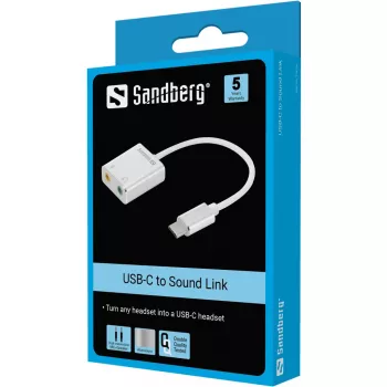 Sandberg USB-C į Sound Link
