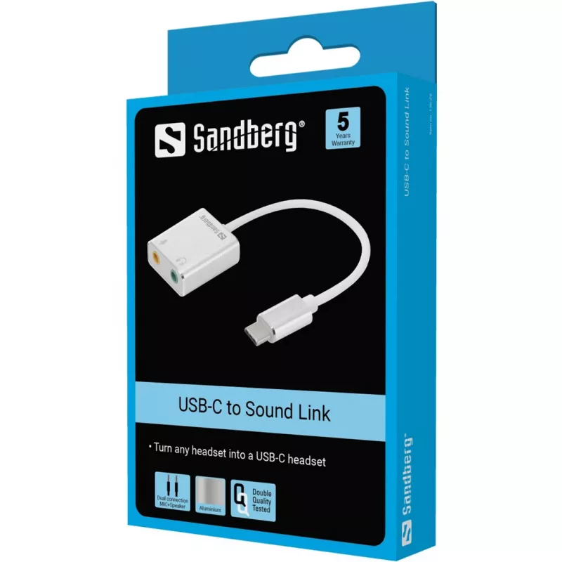 Sandberg USB-C į Sound Link
