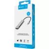 Sandberg USB-C dokas HDMI+3xUSB+PD 100W, Laidinis, USB 3.2 Gen 1 (3.1 Gen 1) Type-C, 100 W, Pilka, 4K Ultra HD, Aliuminis