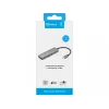 Sandberg USB-C į 4 USB-C šakotuvas, USB 3.2 Gen 1 (3.1 Gen 1) Type-C, USB 3.2 Gen 1 (3.1 Gen 1) Type-C, 10000 Mbit/s, Pilka, Aliuminis, 0,15 m