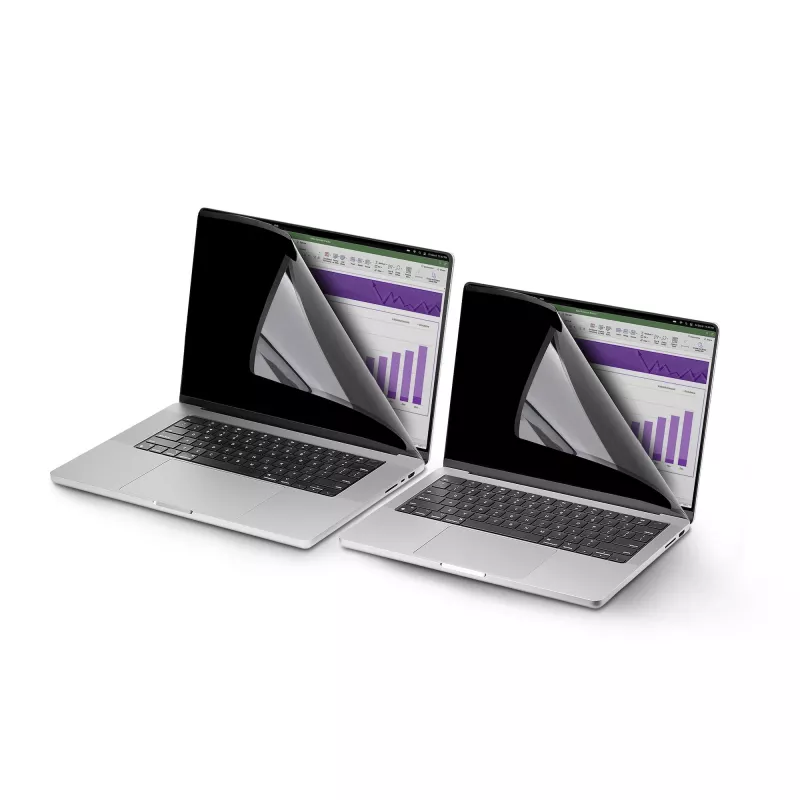 StarTech.com 13 colių MacBook Air M2/M3 nešiojamojo kompiuterio privatumo ekranas, nuimamas ir apverčiamas anti-blizgesio privatumo filtras, magnetinis nešiojamojo kompiuterio ekrano apsauga su 51 % mėlynos šviesos mažinimu