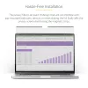 StarTech.com 13 colių MacBook Air M2/M3 nešiojamojo kompiuterio privatumo ekranas, nuimamas ir apverčiamas anti-blizgesio privatumo filtras, magnetinis nešiojamojo kompiuterio ekrano apsauga su 51 % mėlynos šviesos mažinimu
