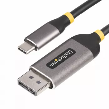 StarTech.com 10 pėdų (3 m) USB-C į DisplayPort adapterio laidas, 8K 60 Hz, 4K 144 Hz, HDR, USB Type-C į DP 1.4 vaizdo keitiklio laidas, suderinamas su USB4/Thunderbolt 3/4