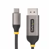 StarTech.com 10 pėdų (3 m) USB-C į DisplayPort adapterio laidas, 8K 60 Hz, 4K 144 Hz, HDR, USB Type-C į DP 1.4 vaizdo keitiklio laidas, suderinamas su USB4/Thunderbolt 3/4